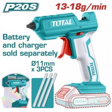 TOTAL ΠΙΣΤΟΛΙ ΚΟΛΛΑΣ ΜΠΑΤΑΡΙΑΣ ΛΙΘΙΟΥ 20V 11.2mm (TGGLI2001) TOTAL ΠΙΣΤΟΛΙ ΚΟΛΛΑΣ ΜΠΑΤΑΡΙΑΣ ΛΙΘΙΟΥ 20V 11.2mm (TGGLI2001)